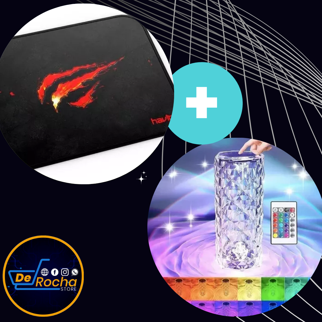 Combo lampara colores+almohadilla mouse